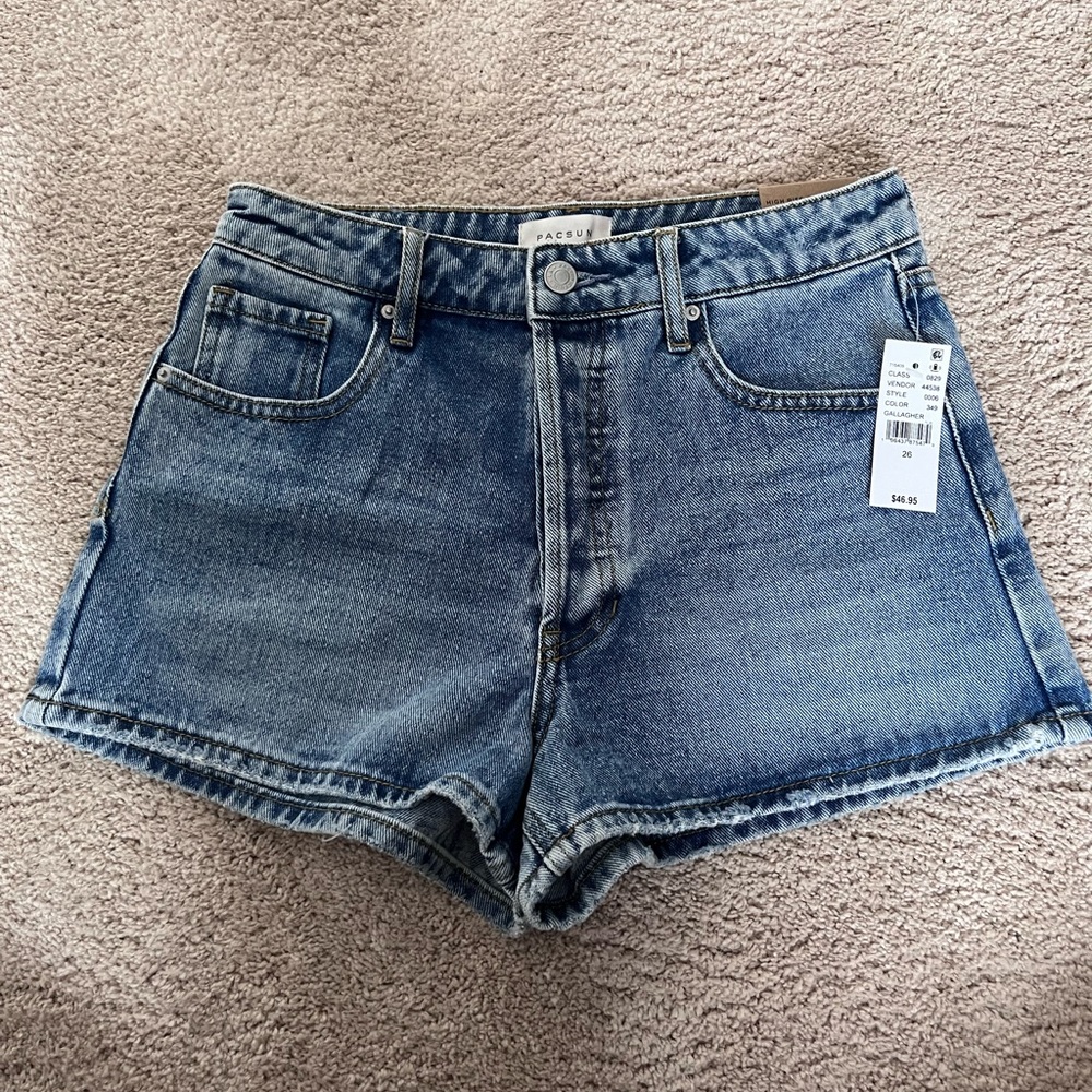 Women’s high rise jean shorts
